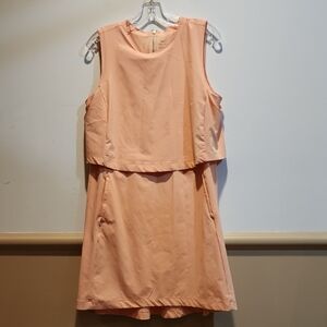 Nike Peach Layered Mini Dress